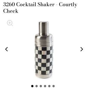 3260 Mackenzie Childs Courtly Check Shaker